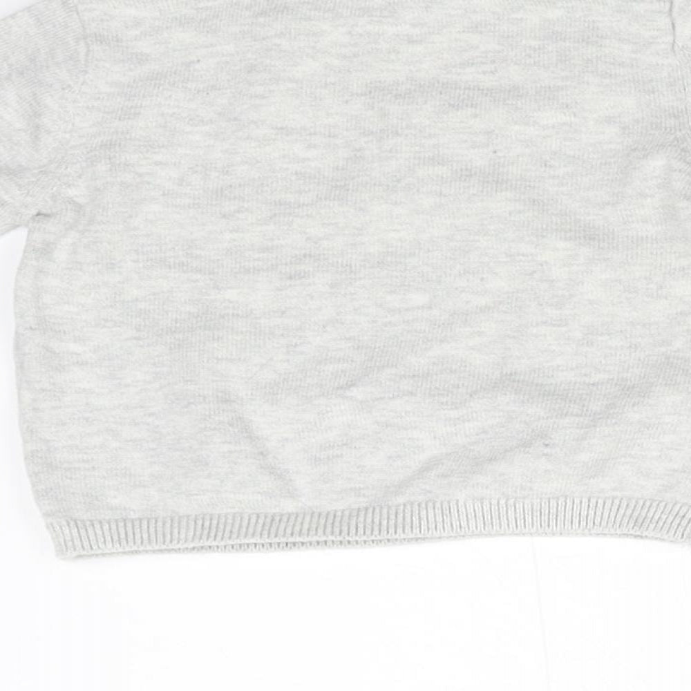 M&S Baby Grey  Knit Pullover Jumper Size 3-6 Months