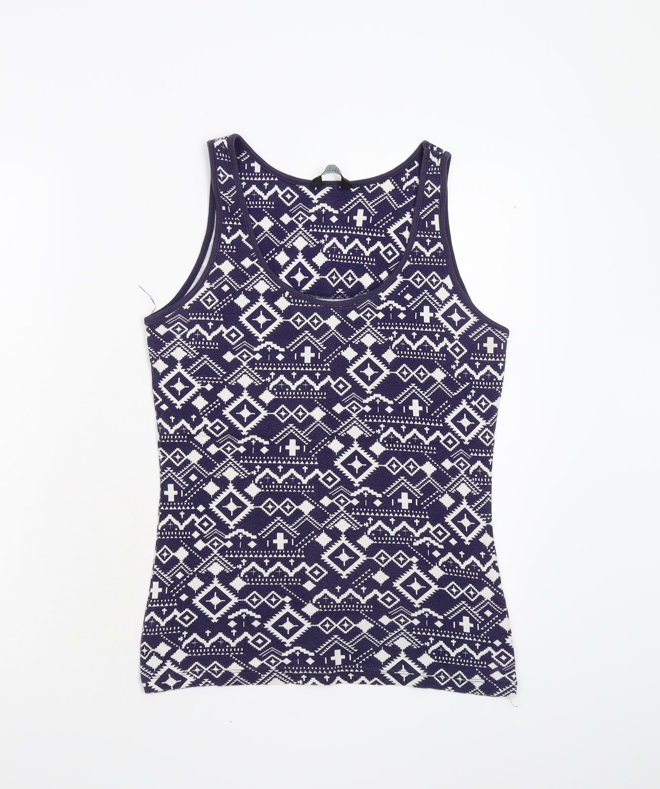 Womens UK Size 14 Dorothy Perkins Blue Basic Tank