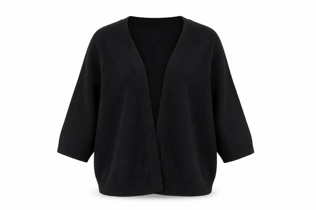 Womens UK Size 10 New Look Black Cardigan Jumper