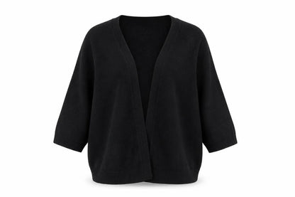 Womens UK Size 10 New Look Black Cardigan Jumper