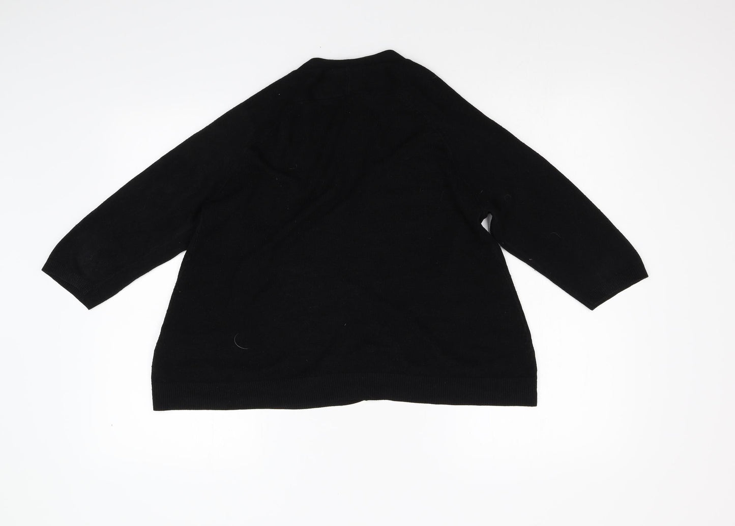 Womens UK Size 10 New Look Black Cardigan Jumper