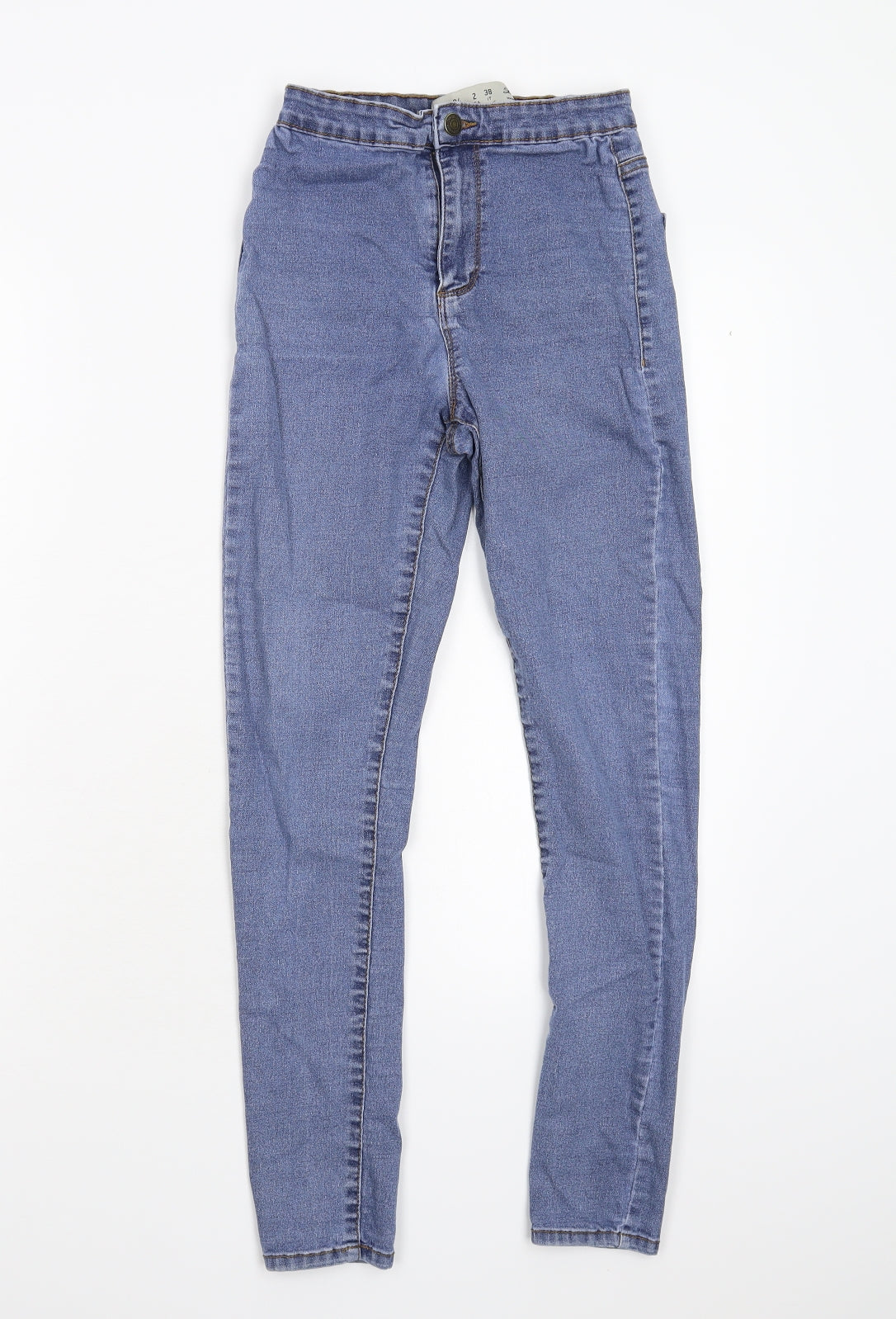 Primark Womens Blue  Denim Skinny Jeans Size 6 L25 in