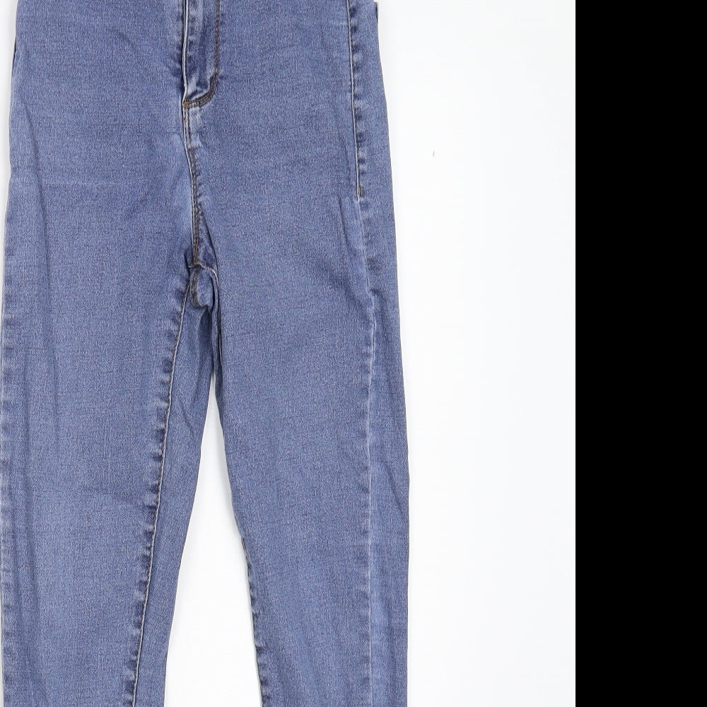 Primark Womens Blue  Denim Skinny Jeans Size 6 L25 in