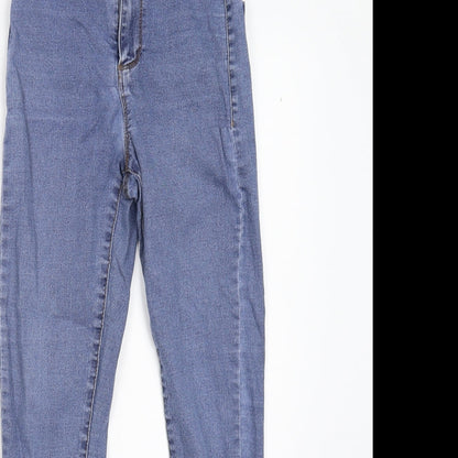 Primark Womens Blue  Denim Skinny Jeans Size 6 L25 in