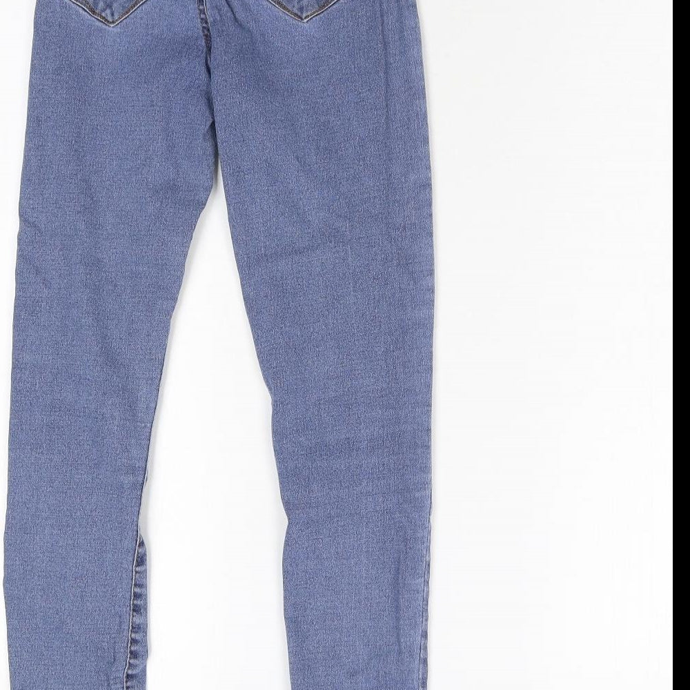 Primark Womens Blue  Denim Skinny Jeans Size 6 L25 in