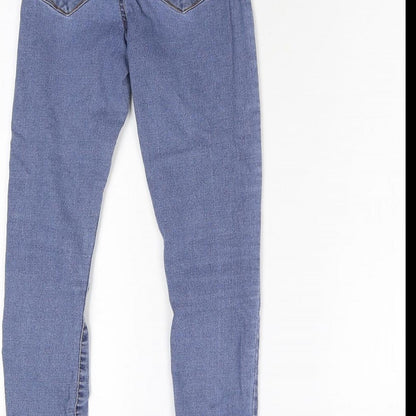 Primark Womens Blue  Denim Skinny Jeans Size 6 L25 in