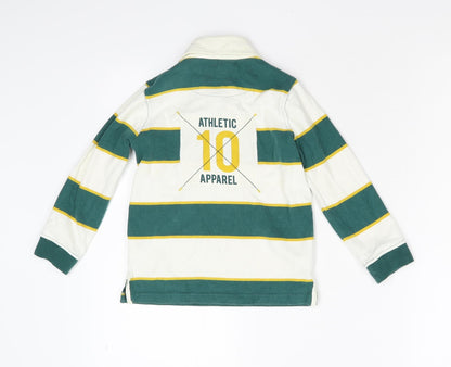 John Lewis Boys Multicoloured Striped  Basic Polo Size 5 Years
