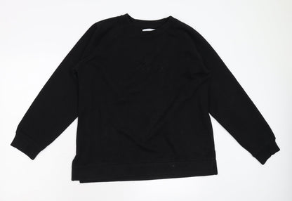 AM London Womens Black   Pullover Sweatshirt Size 14