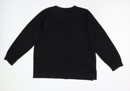 AM London Womens Black   Pullover Sweatshirt Size 14