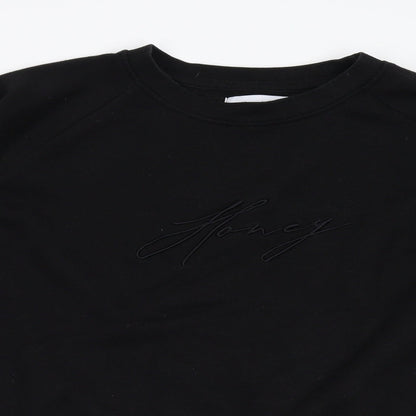 AM London Womens Black   Pullover Sweatshirt Size 14