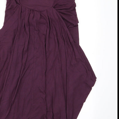Uttman London Womens Purple   Fit & Flare    - Tulip Dress