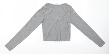 Topshop Womens Grey    Pyjama Top Size 10  - Topshop Pyjama Top