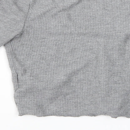 Topshop Womens Grey    Pyjama Top Size 10  - Topshop Pyjama Top