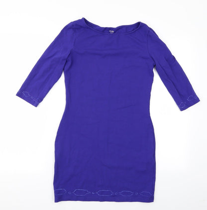 Oodji Womens Purple   Bodycon  Size S  - Oodj Dress