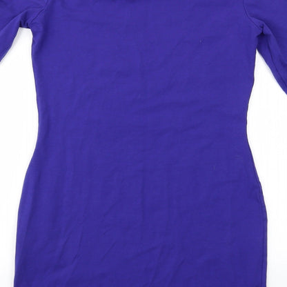 Oodji Womens Purple   Bodycon  Size S  - Oodj Dress