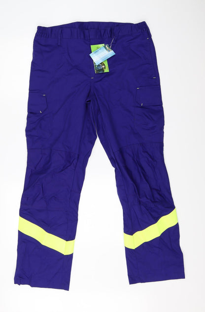 Iturri Mens Blue   Trousers  Size 44 L28 in - work trousers