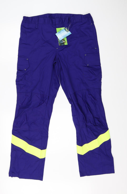 Iturri Mens Blue   Trousers  Size 44 L28 in - work trousers