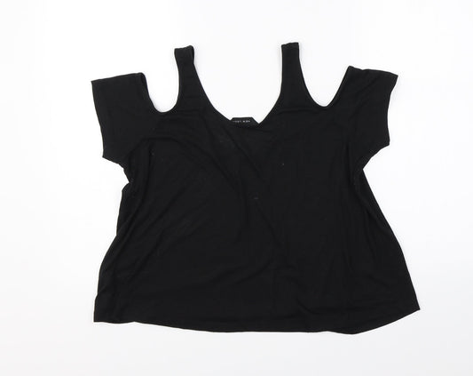 Womens UK Size 12 New Look Black Basic Tank