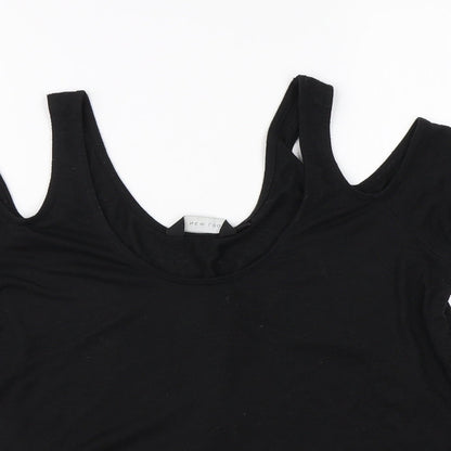 Womens UK Size 12 New Look Black Basic Tank