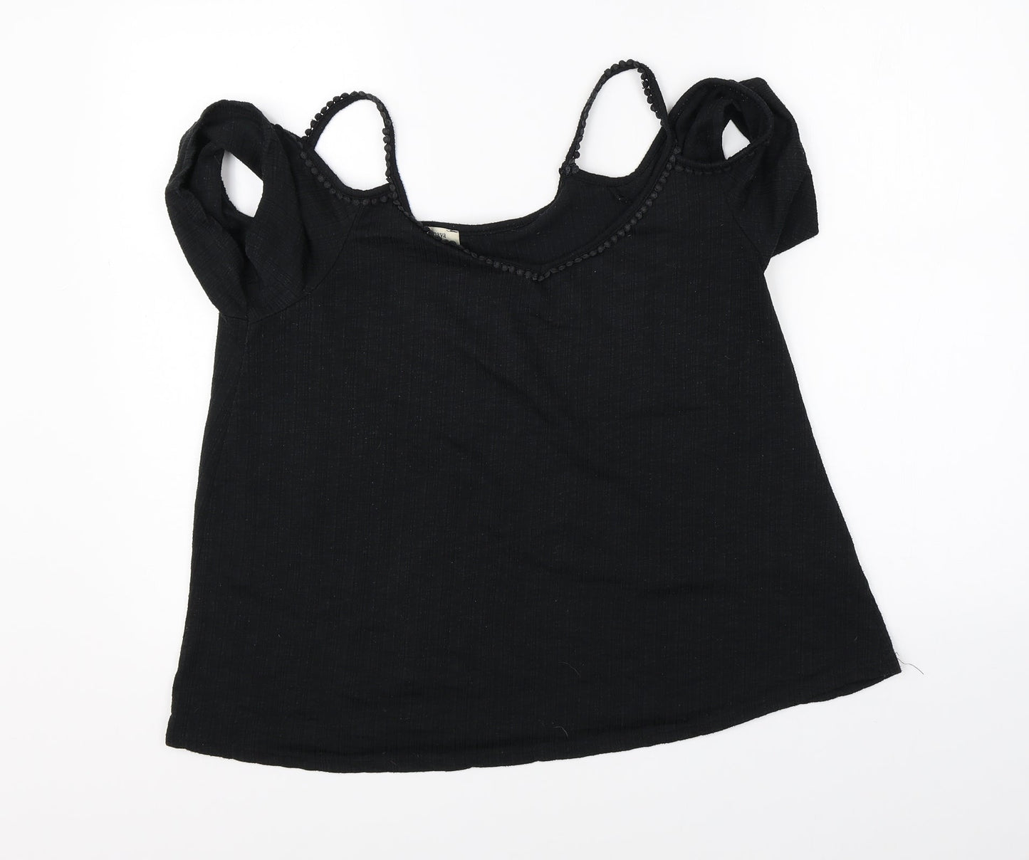 Papaya Womens Black   Basic Blouse Size 14