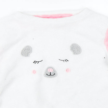 Love Sleep Girls White    Pyjama Pants Size 10-11 Years