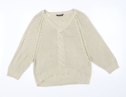 Womens UK Size 18 Select Beige Pullover Jumper