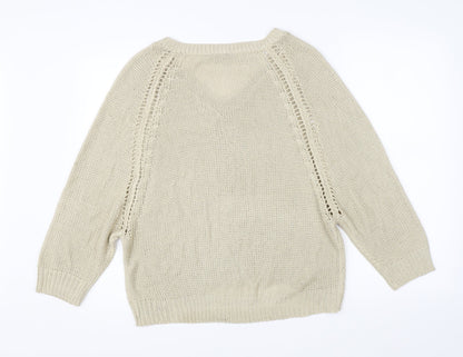 Womens UK Size 18 Select Beige Pullover Jumper