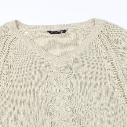 Womens UK Size 18 Select Beige Pullover Jumper