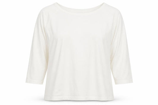 Womens UK Size L Crane White Basic Blouse