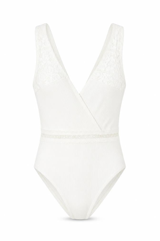 Womens UK Size 6 Topshop One-Piece White Romper