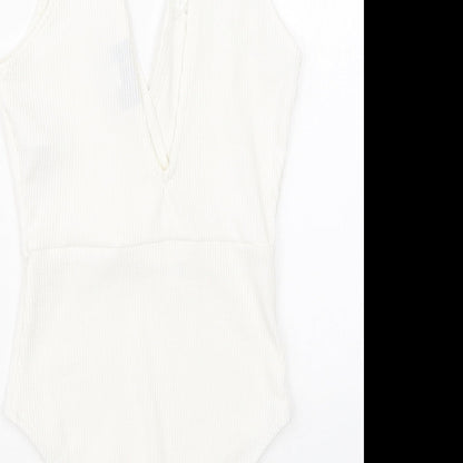 Topshop Womens White   Romper One-Piece Size 6
