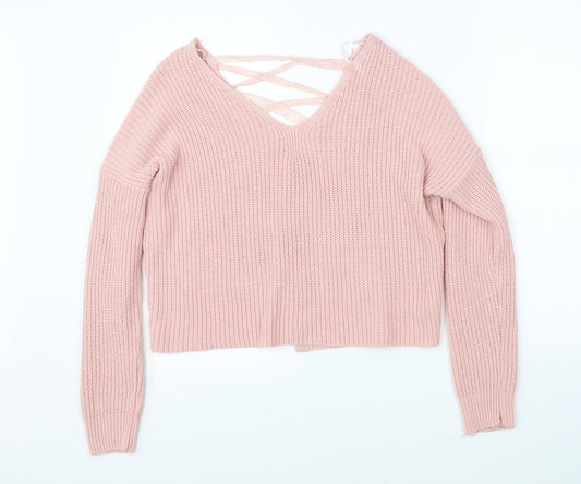 Womens UK Size 6 Dorothy Perkins Pink Pullover Jumper