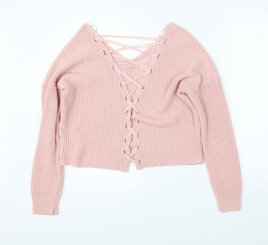 Womens UK Size 6 Dorothy Perkins Pink Pullover Jumper