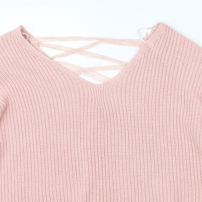Womens UK Size 6 Dorothy Perkins Pink Pullover Jumper