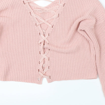 Womens UK Size 6 Dorothy Perkins Pink Pullover Jumper