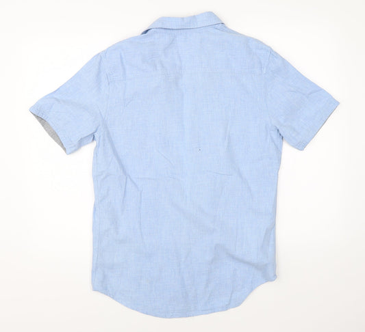 PD & C Mens Blue    Button-Up Size S