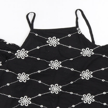 New Look Girls Black   Basic Blouse Size 11 Years