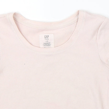 Gap Girls Pink   Cropped T-Shirt Size 10-11 Years