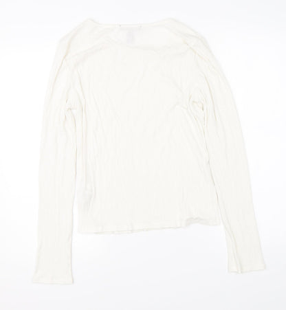 FOREVER 21 Womens White   Pullover Jumper Size XL