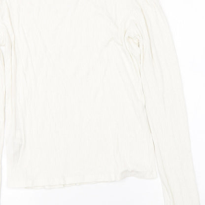 FOREVER 21 Womens White   Pullover Jumper Size XL