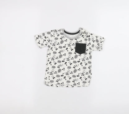 George Baby White   Basic T-Shirt Size 6-9 Months