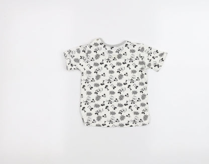 George Baby White   Basic T-Shirt Size 6-9 Months
