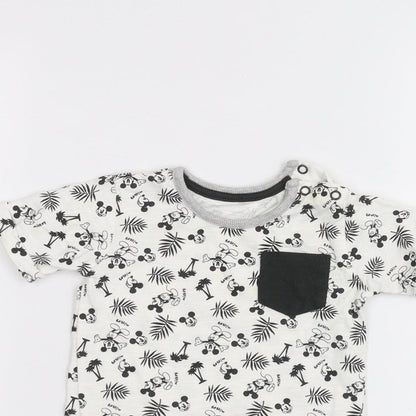 George Baby White   Basic T-Shirt Size 6-9 Months