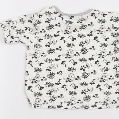 George Baby White   Basic T-Shirt Size 6-9 Months
