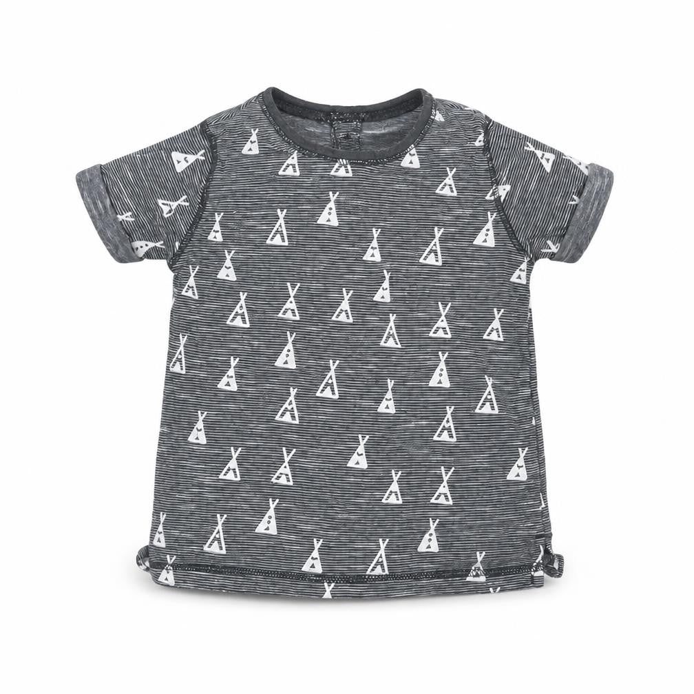 NEXT Baby Black Striped  Basic T-Shirt Size 3-6 Months