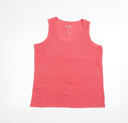 Womens UK Size XL BM Pink Basic Tank