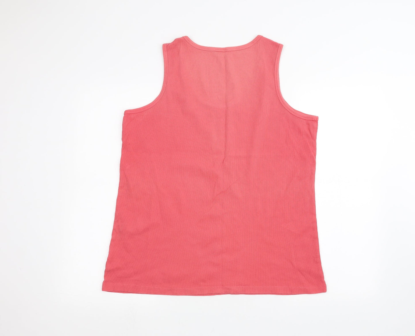 Womens UK Size XL BM Pink Basic Tank
