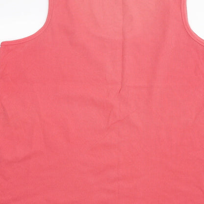 Womens UK Size XL BM Pink Basic Tank