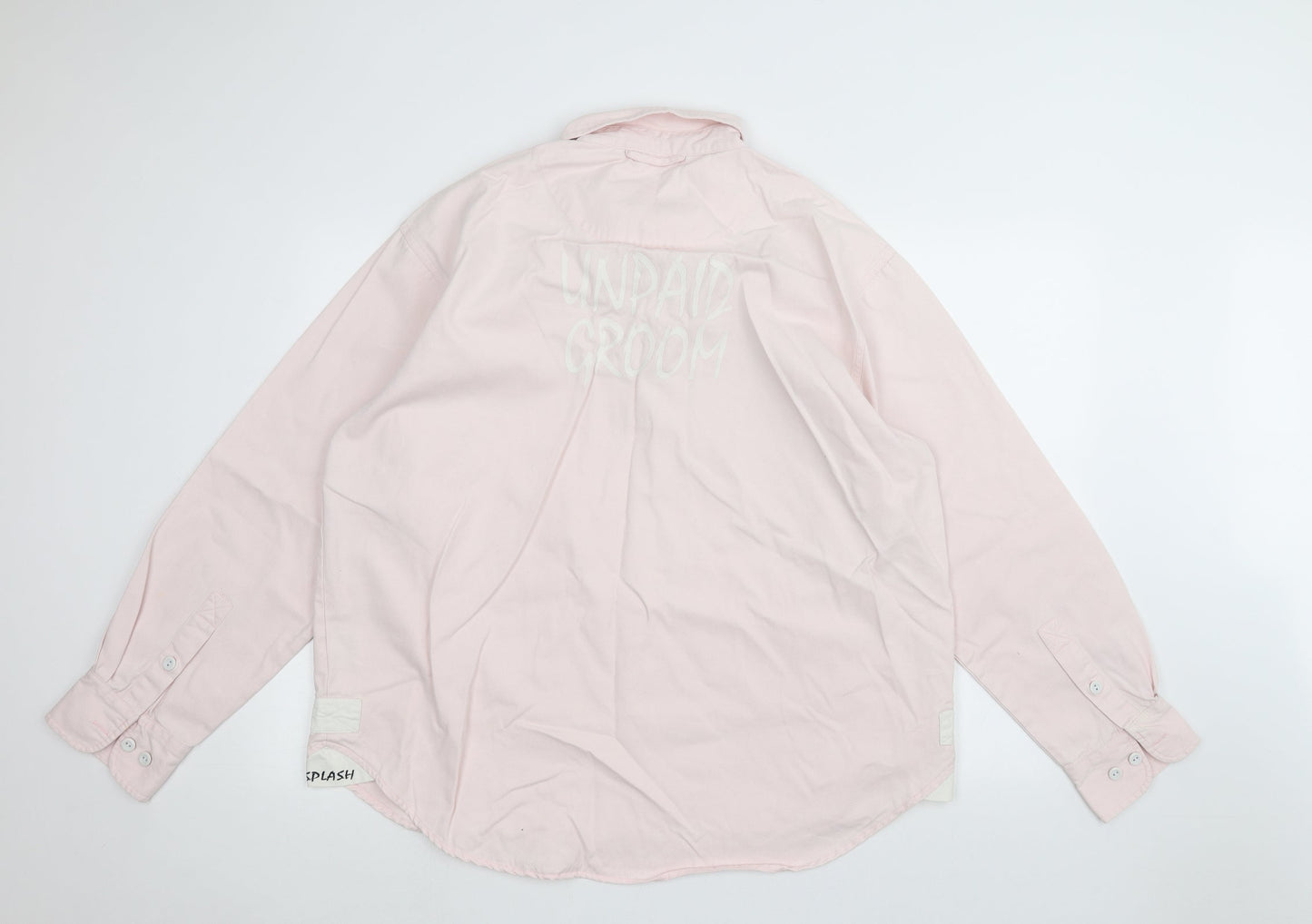 Front Row Mens Pink    Polo Size L