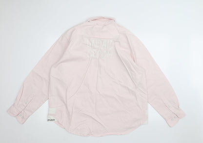 Front Row Mens Pink    Polo Size L